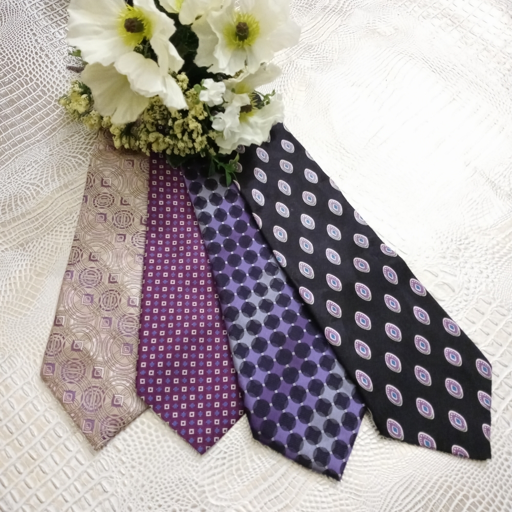 BOGO🆓 | Vintage + 100% Silk Neck Tie Bundle